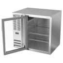 Beverage-Air BB36HC-FG-S 36" Bar Refrigerator - 1 Swinging Glass Door, Stainless, 115v thumbnail 4