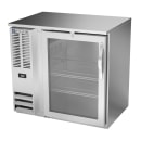 Beverage-Air BBN36HC-FG-S 36" Bar Refrigerator - 1 Swinging Glass Door, Stainless, 115v thumbnail 3