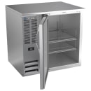Beverage-Air BB36HC-F-S 36" Bar Refrigerator - 1 Swinging Solid Door, Stainless, 115v thumbnail 2