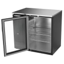 Beverage-Air BBN36HC-G-B 36" Bar Refrigerator - 1 Swinging Glass Door, Black, 115v thumbnail 4