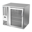 Beverage-Air BB36HC-G-S 36" Bar Refrigerator - 1 Swinging Glass Door, Stainless, 115v thumbnail 3