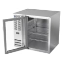 Beverage-Air BB36HC-G-S 36" Bar Refrigerator - 1 Swinging Glass Door, Stainless, 115v thumbnail 4