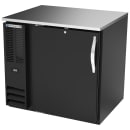 Beverage-Air BB36HC-B 36" Bar Refrigerator - 1 Swinging Solid Door, Black, 115v thumbnail 3