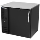Beverage-Air BB36HC-F-B 36" Bar Refrigerator - 1 Swinging Solid Door, Black, 115v thumbnail 3