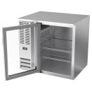 Beverage-Air BB36HC-FG-S 36" Bar Refrigerator - 1 Swinging Glass Door, Stainless, 115v thumbnail 4