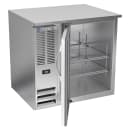 Beverage-Air BB36HC-G-S 36" Bar Refrigerator - 1 Swinging Glass Door, Stainless, 115v thumbnail 2