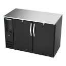 Beverage-Air BBN48HC-B 48" Bar Refrigerator - 2 Swinging Solid Doors, Black, 115v thumbnail 3