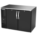 Beverage-Air BB48HC-F-B 48" Bar Refrigerator - 2 Swinging Solid Doors, Black, 115v thumbnail 3
