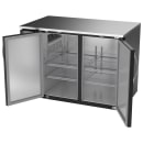 Beverage-Air BB48HC-F-B 48" Bar Refrigerator - 2 Swinging Solid Doors, Black, 115v thumbnail 4