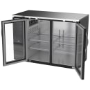 Beverage-Air BBN48HC-FG-B 48" Bar Refrigerator - 2 Swinging Glass Doors, Black, 115v thumbnail 4