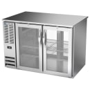 Beverage-Air BB48HC-FG-PT-S 48" Bar Refrigerator - 4 Swinging Glass Doors, Stainless, 115v thumbnail 3