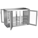 Beverage-Air BBN48HC-FG-PT-S 48" Bar Refrigerator - 4 Swinging Glass Doors, Stainless, 115v thumbnail 2