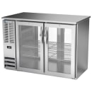 Beverage-Air BBN48HC-FG-PT-S 48" Bar Refrigerator - 4 Swinging Glass Doors, Stainless, 115v thumbnail 3