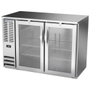 Beverage-Air BBN48HC-FG-S 48" Bar Refrigerator - 2 Swinging Glass Doors, Stainless, 115v thumbnail 3