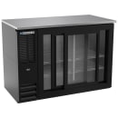 Beverage-Air BBN48HC-F-GS-B 48" Bar Refrigerator - 2 Sliding Glass Doors, Black, 115v thumbnail 2