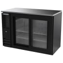 Beverage-Air BBN48HC-F-GS-B 48" Bar Refrigerator - 2 Sliding Glass Doors, Black, 115v thumbnail 3