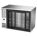 Beverage-Air BB48HC-F-GS-S 48" Bar Refrigerator - 2 Sliding Glass Doors, Stainless, 115v thumbnail 4