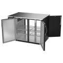 Beverage-Air BB48HC-F-PT-B 48" Bar Refrigerator - 4 Swinging Solid Doors, Black, 115v thumbnail 4