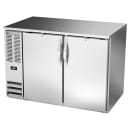Beverage-Air BB48HC-F-S 48" Bar Refrigerator - 2 Swinging Solid Doors, Stainless, 115v thumbnail 3