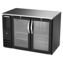 Beverage-Air BB48HC-G-B 48" Bar Refrigerator - 2 Swinging Glass Doors, Black, 115v thumbnail 3