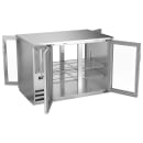 Beverage-Air BB48HC-G-PT-S 48" Bar Refrigerator - 4 Swinging Glass Doors, Stainless, 115v thumbnail 2