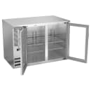 Beverage-Air BB48HC-G-S 48" Bar Refrigerator - 2 Swinging Glass Doors, Stainless, 115v thumbnail 2