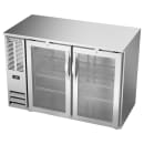 Beverage-Air BBN48HC-G-S 48" Bar Refrigerator - 2 Swinging Glass Doors, Stainless, 115v thumbnail 3