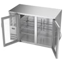 Beverage-Air BBN48HC-G-S 48" Bar Refrigerator - 2 Swinging Glass Doors, Stainless, 115v thumbnail 4
