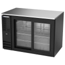 Beverage-Air BB48HC-GS-B 48" Bar Refrigerator - 2 Sliding Glass Doors, Black, 115v thumbnail 3