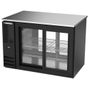 Beverage-Air BB48HC-GS-PT-B 48" Bar Refrigerator - 4 Sliding Glass Doors, Black, 115v thumbnail 3