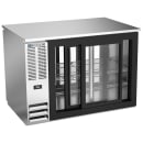 Beverage-Air BB48HC-GS-PT-S 48" Bar Refrigerator - 4 Sliding Glass Doors, Stainless, 115v thumbnail 2