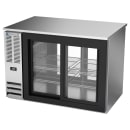 Beverage-Air BB48HC-GS-PT-S 48" Bar Refrigerator - 4 Sliding Glass Doors, Stainless, 115v thumbnail 3