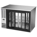 Beverage-Air BB48HC-GS-PT-S 48" Bar Refrigerator - 4 Sliding Glass Doors, Stainless, 115v thumbnail 4