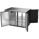 Beverage-Air BB48HC-PT-B 48" Bar Refrigerator - 4 Swinging Solid Doors, Black, 115v thumbnail 4