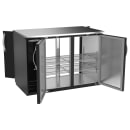 Beverage-Air BBN48HC-PT-B 48" Bar Refrigerator - 4 Swinging Solid Doors, Black, 115v thumbnail 2