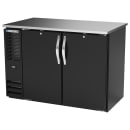 Beverage-Air BBN48HC-PT-B 48" Bar Refrigerator - 4 Swinging Solid Doors, Black, 115v thumbnail 3