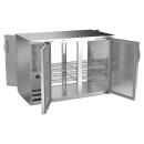 Beverage-Air BBN48HC-PT-S 48" Bar Refrigerator - 4 Swinging Solid Doors, Stainless, 115v thumbnail 2
