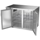Beverage-Air BB48HC-S 48" Bar Refrigerator - 2 Swinging Solid Doors, Stainless, 115v thumbnail 3