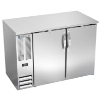 Beverage-Air BB48HC-S 48" Bar Refrigerator - 2 Swinging Solid Doors, Stainless, 115v thumbnail 4