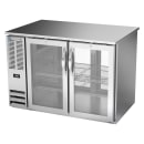 Beverage-Air BB48HC-FG-PT-S 48" Pass Thru Bar Refrigerator - 4 Swinging Glass Doors, Stainless, 115v thumbnail 3