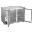 Beverage-Air BB48HC-FG-S 48" Bar Refrigerator - 2 Swinging Glass Doors, Stainless, 115v thumbnail 2