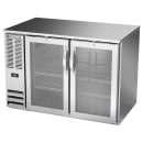 Beverage-Air BB48HC-FG-S 48" Bar Refrigerator - 2 Swinging Glass Doors, Stainless, 115v thumbnail 3