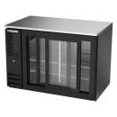 Beverage-Air BB48HC-F-GS-B 48" Bar Refrigerator - 2 Sliding Glass Doors, Black, 115v thumbnail 4