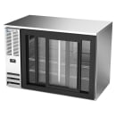 Beverage-Air BB48HC-F-GS-S 48" Bar Refrigerator - 2 Sliding Glass Doors, Stainless, 115v thumbnail 4