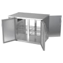 Beverage-Air BB48HC-F-PT-S 48" Pass Thru Bar Refrigerator - 4 Swinging Solid Doors, Stainless, 115v thumbnail 4