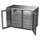 Beverage-Air BB48HC-G-B 48" Bar Refrigerator - 2 Swinging Glass Doors, Black, 115v thumbnail 4