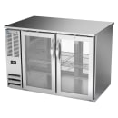 Beverage-Air BB48HC-G-PT-S 48" Pass Thru Bar Refrigerator - 4 Swinging Glass Doors, Stainless, 115v thumbnail 3