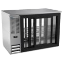 Beverage-Air BBN48HC-F-GS-PT-S 48" Pass Thru Bar Refrigerator - 4 Sliding Glass Doors, Stainless, 115v thumbnail 2