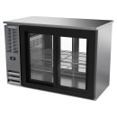 Beverage-Air BBN48HC-F-GS-PT-S 48" Pass Thru Bar Refrigerator - 4 Sliding Glass Doors, Stainless, 115v thumbnail 3
