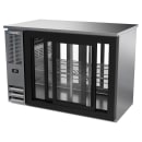 Beverage-Air BBN48HC-F-GS-PT-S 48" Pass Thru Bar Refrigerator - 4 Sliding Glass Doors, Stainless, 115v thumbnail 4